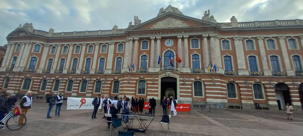 Manifestation de la LDH devant le Capitole - 26/09/2025