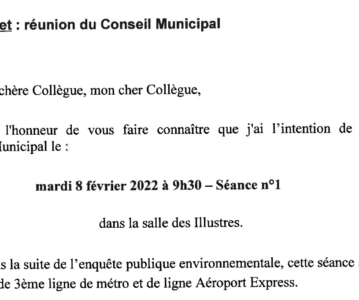 Infolettre municipale #3 (04/02/2022)